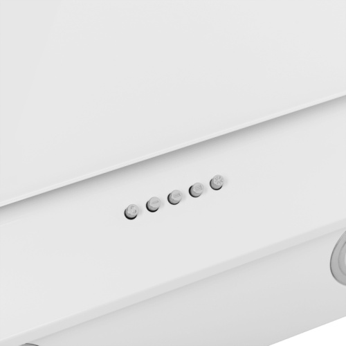 Tower60White ВЫТЯЖКА MAUNFELD TOWER 60 БЕЛЫЙ/ Наклонная, 60 см, 700 м3/ч, электронное управление, белый фото 6