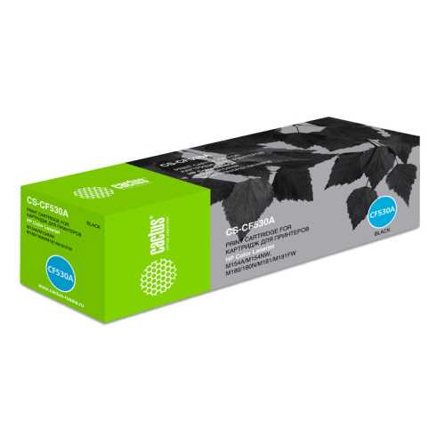 CS-CF530A -/ Картридж лазерный Cactus CS-CF530A CF530A черный (1100стр.) для HP LJ M180n/M181fw CS-CF530A -/ Картридж лазерный Cactus CS-CF530A CF530A черный (1100стр.) для HP LJ M180n/M181fw