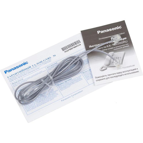 KX-TS2350RUB Телефон проводной Panasonic KX-TS2350RUB черный фото 7