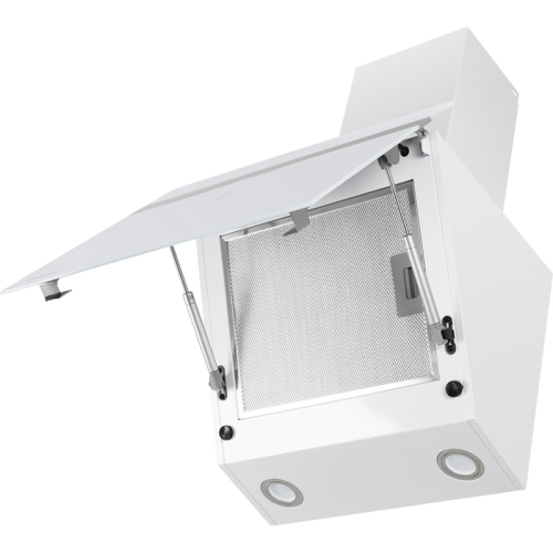 MEDWAY60GlassWhite/StripeInox Кухонная вытяжка MAUNFELD/ Кухонная вытяжка MAUNFELD Medway 60 белый/вставка сатин фото 5