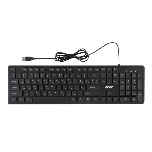 ZL.KBDEE.00C Клавиатура/ Клавиатура Acer OKW122 USB black фото 2 ZL.KBDEE.00C Клавиатура/ Клавиатура Acer OKW122 USB black фото 2