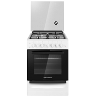 MGC60ECW04 Газовая плита Maunfeld/ Газовая плита с электрической духовкой MAUNFELD MGC60ECW04