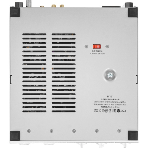 6953175710813 Усилитель ЦАП/ FIIO K17 (F4161K) Серебристый фото 5 6953175710813 Усилитель ЦАП/ FIIO K17 (F4161K) Серебристый фото 5