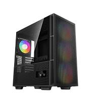 R-CH560-BKAPE4D-G-1 Корпус ПК без блока питания/ Case Deepcool CH560 DIGITAL, Midi-Tower, TG, 3x140mm ARGB, 1x120mm ARGB, 1xUSB-A 3.0, 1xUSB 3.2 Type-C, E-ATX, ATX, mATX, mITX Black