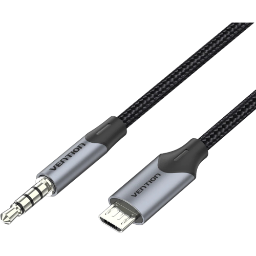 BDGBH Кабель Vention USB Micro B M/Jack 3,5 mm M - 2 м BDGBH Кабель Vention USB Micro B M/Jack 3,5 mm M - 2 м