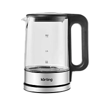 Электрический чайник KORTING/ Электрический чайник KORTING, объем 1.7 л, материал: стекло, механическое управление, фильтр от накипи, 5 температурных режимов, автоотключение, поддержание температуры, цвет матовый белый
