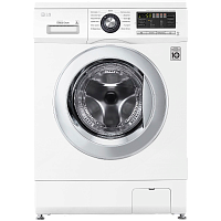 F1096ND3 Стиральная машина LG Electronics/ Стиральная машина LG, отдельностоящая, ВхШхГ 850х600х440 мм, загрузка 6 кг, 1000 об/мин, LED дисплей, инверторный мотор с прямым приводом, отсрочка старта, энергоэффективность А, цвет белый