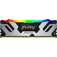 KF572C38RSA-24 Оперативная память DDR5 24GB 7200MHz Kingston KF572C38RSA-24 Fury Renegade Silver/Black RGB RTL Gaming PC5-57600 CL38 DIMM 288-pin 1.45В single rank с радиатором Ret [KF572C38RSA-24]