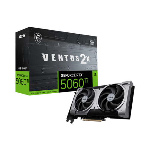 GeForceRTX5060Ti16GVENTUS2XOCPLUS Видеокарта/ GeForce RTX 5060 Ti 16G VENTUS 2X OC PLUS