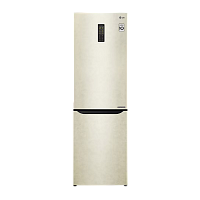 GA-B419SEUL Холодильник LG/ Холодильник LG, отдельностоящий, ВхШхГ 1907х595х655 мм, объем 302 (223+79) л, внешний LED дисплей, Total No Frost, LED освещение, зона свежести, Multi Air Flow, инверторный компрессор, энергоэффективность А+, цвет бежевый