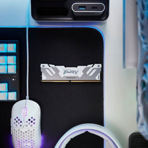 KF564C32RW-32 Память оперативная/ Kingston 32GB 6400MT/s DDR5 CL32 DIMM FURY Renegade White XMP фото 8