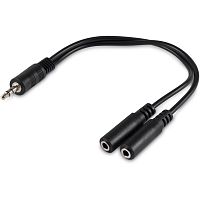 BU-2XJACK-JACK Адаптер аудио Buro BU-2XJACK-JACK 2xJack 3.5 (f)/Jack 3.5 (m) 0.2м. черный