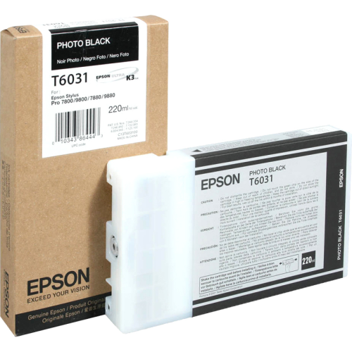 C13T603100 Картридж/ Epson I/C SP-7880/9880 220ml Photo Black C13T603100 Картридж/ Epson I/C SP-7880/9880 220ml Photo Black