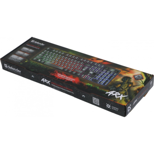 45196 Клавиатура Defender Arx GK-196L RU черный USB for gamer LED фото 16 45196 Клавиатура Defender Arx GK-196L RU черный USB for gamer LED фото 16