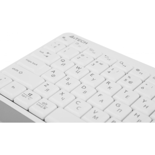 FBK11WHITE Клавиатура A4Tech Fstyler FBK11 белый/серый USB беспроводная BT/Radio slim (FBK11 WHITE) фото 5 FBK11WHITE Клавиатура A4Tech Fstyler FBK11 белый/серый USB беспроводная BT/Radio slim (FBK11 WHITE) фото 5