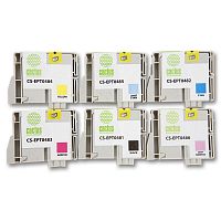 -/ Картридж струйный Cactus CS-EPT0487 T0487 черный/голубой/пурпурный/желтый/светло-голубой/светло-пурп