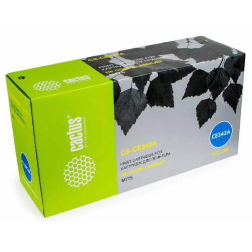 -/ Картридж лазерный Cactus CS-CE342A CE342A желтый (16000стр.) для HP CLJ M775