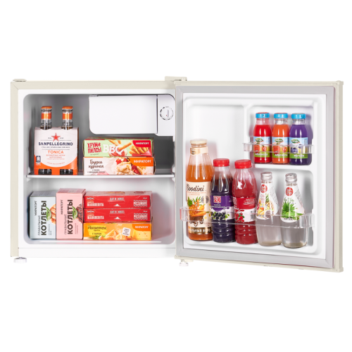 MFF50RBG Холодильник/ Компактный холодильник MAUNFELD, ВхШхГ 495х470х445 мм, 50 л, цвет бежевый, ретро стиль фото 10