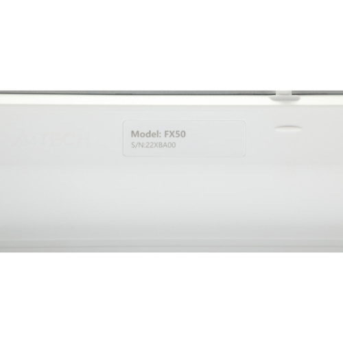 FX50WHITE Клавиатура A4Tech Fstyler FX50 белый USB slim Multimedia (FX50 WHITE) фото 8