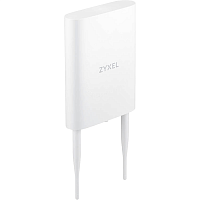 NWA55AXE-EU0102F Точка доступа/ Zyxel Zyxel NebulaFlex NWA55AXE hybrid outdoor access point, 802.11a / b / g / n / ac / ax (2.4 and 5 GHz), external 2x2 antennas (included), up to 575 + 1200 Mbps, 1xLAN GE, anti- 4G / 5G, no Captive portal and WPA-Enterpr