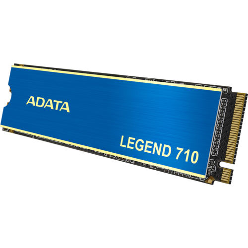 ALEG-710-512GCS Твердотельный накопитель/ ADATA SSD LEGEND 710, 512GB, M.2(22x80mm), NVMe 1.4, PCIe 3.0 x4, 3D NAND, R/W 2400/1000MB/s, IOPs 90 000/150 000, TBW 130, DWPD 0.23, with Heat Sink (3 года) фото 3