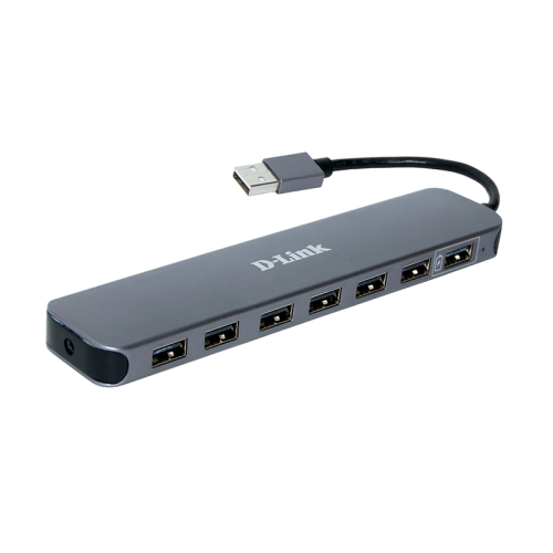 DUB-H7/E1A Хаб/ DUB-H7 USB2.0 Hub, 7xUSB2.0 with Fast-Charging port DUB-H7/E1A Хаб/ DUB-H7 USB2.0 Hub, 7xUSB2.0 with Fast-Charging port