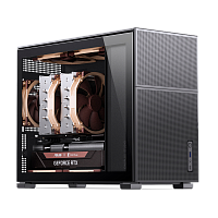 D31MESHBlack Корпус без блока питания/ Case JONSBO D31 MESH, Mini-Tower, TG, no fan, 1xUSB-A 3.2 + 1xUSB-C 3.2, mATX, mDTX, mITX Black