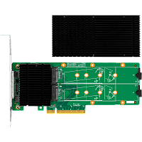 LRSV9310-2IR Адаптер/ PCle3.0 x8 to 2* M.2 NVMe Raid Adapter (Marvell 88NR2241 Based)