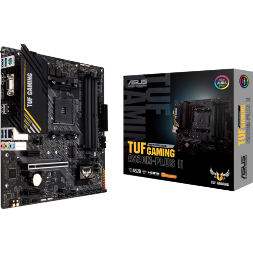 90MB17G0-M0EAY0 Материнская плата/ TUF GAMING A520M-PLUS II 90MB17G0-M0EAY0 Материнская плата/ TUF GAMING A520M-PLUS II