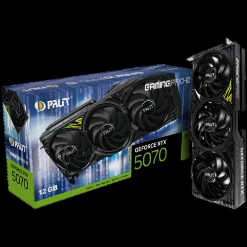 NE75070019K9-GB2050U Видеокарта PCIE16 RTX5070 12GB PA-RTX5070 GAMINGPRO-S 12GB PALIT фото 15