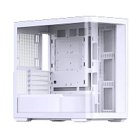 D300White Корпус без блока питания/ Case JONSBO D300, Mini-Tower, TG, no fan, 2xUSB-A 3.2 + 1xUSB-C 3.2, mATX, mITX White