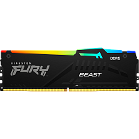 KF556C40BB2A-32 Память оперативная/ Kingston 32GB 5600MT/s DDR5 CL40 DIMM FURY Beast RGB