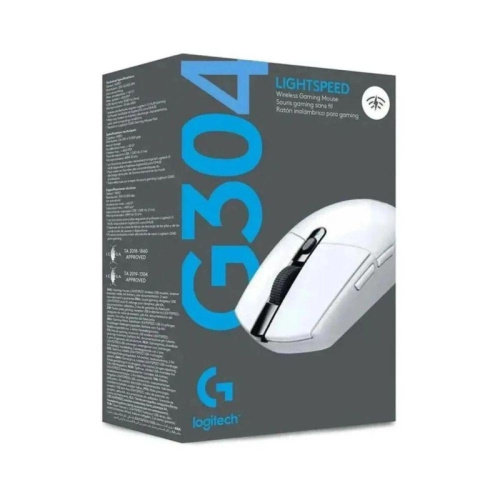 910-005295 Мышь Logitech G304 Lightspeed белый оптическая 12000dpi беспров. USB 5but (910-005295) фото 12 910-005295 Мышь Logitech G304 Lightspeed белый оптическая 12000dpi беспров. USB 5but (910-005295) фото 12