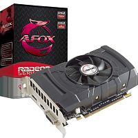 AFRX550-4096D5H3 Видеокарта Afox RX550 4GB GDDR5 128bit DVI DP HDMI 1FAN RTL