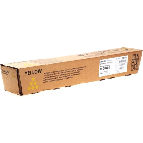 821260 Тонер Y, SP C840E/ Print Cartridge Yellow SP C840E фото 2