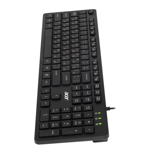 ZL.KBDEE.00C Клавиатура/ Клавиатура Acer OKW122 USB black фото 5 ZL.KBDEE.00C Клавиатура/ Клавиатура Acer OKW122 USB black фото 5