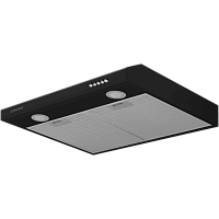 MPG602MBlack Вытяжка MAUNFELD/ Подвесная вытяжка, 60 см, 3 скорости, 850 м3/ч, цвет черный