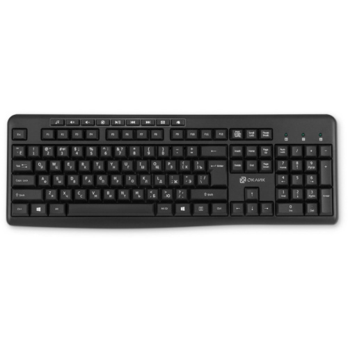 1875232 Клавиатура Oklick K225W черный USB беспроводная Multimedia (1875232) 1875232 Клавиатура Oklick K225W черный USB беспроводная Multimedia (1875232)