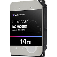 WUH721814ALE6L4 Жесткий диск/ HDD WD SATA Server 14Tb Ultrastar DC HC550 7200 6Gb/s 512MB 1 year warranty