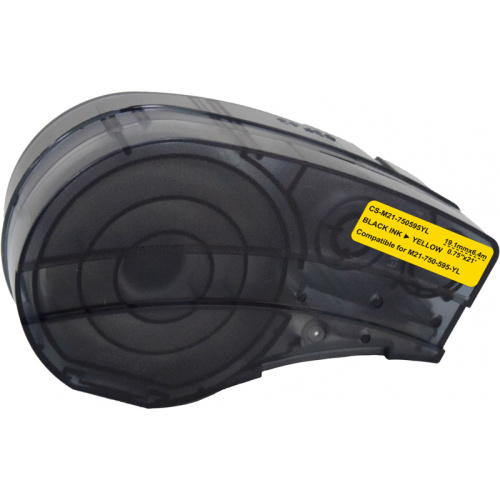 -/ Картридж ленточный Cactus CS-M21-750595YL черный для Brady BMP21-PLUS, BMP21-LAB фото 2 -/ Картридж ленточный Cactus CS-M21-750595YL черный для Brady BMP21-PLUS, BMP21-LAB фото 2