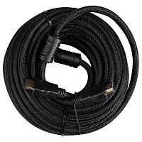 HDMI-V1.4-10MC Кабель аудио-видео Buro HDMI (m)/HDMI (m) 10м. феррит.кольца позолоч.конт. черный (HDMI-V1.4-10MC)