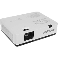 IN1036 Проектор/ Проектор InFocus [IN1036] 3LCD, 5000 lm, WXGA, 1.37~1.65:1, 50000:1, 16W, 2хHDMI 1.4b, VGA in, CompositeIN, 3,5 audio IN, RCAx2 IN, USB-A, VGA out, 3,5 audio OUT, RS232, Mini USB B serv, RJ45, PJLink,3,3 кг