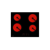 Встраиваемые электрические панели Graude/ 60 см, Электрическая,  стеклокерамика, 5.1 х 59 х 52 см, 9 ступеней нагрева, Функция таймера, Индикация нагрева, Индикация красного цвета,  Автоматическое отключение, защита от детей, сенсороное управление, черная
