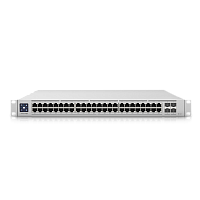 USW-Enterprise-48-PoE Коммутатор/ Layer 3 switch with (48) auto-sensing, 2.5GbE RJ45 ports that can deliver 802.3af/at PoE+ to WiFi 6 access points