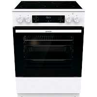 GECS6C70WC Плита GORENJE/ Тип плиты: электрическая, Тип варочной поверхности: стеклокерамическая, Цвет: белый, Гриль: Есть, Ширина, см: 60