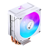 CR-1300EVOColorWhite Кулер для процессора/ CPU Cooler JONSBO CR-1300 EVO Color (160W, 4-pin PWM, 128mm, Al/Cu, 4x6mm, ARGB, 1x90mm, 42CFM, 28.2dBA, 2000RPM, S: 1851/1700/1200/115X, AM4/AM5 White)