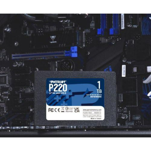 P220S1TB25 Твердотельный накопитель Patriot SATA-III 1TB P220S1TB25 P220 2.5" [P220S1TB25] фото 4