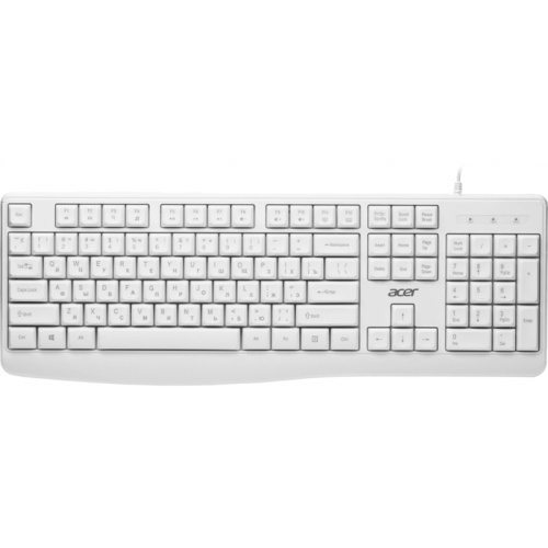 ZL.KBDCC.01B Клавиатура Acer OKW301 белый USB Multimedia для ноутбука (ZL.KBDCC.01B) фото 3 ZL.KBDCC.01B Клавиатура Acer OKW301 белый USB Multimedia для ноутбука (ZL.KBDCC.01B) фото 3