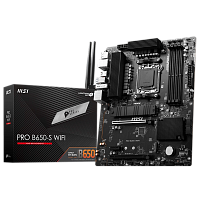 PROB650-SWIFI Материнская плата/ MB MSI AMD B650 sAM5, 4xDDR5(256GB), HDMI 2.1/DP, 2xPCIe 4.0x16, 1xPCIe 3.0, 1xLAN (2.5GbE), Wi-Fi, BT, 4xSATA 6Gb/s, 2xM.2, 1xUSB-C, 7xUSB 3.2, ATX