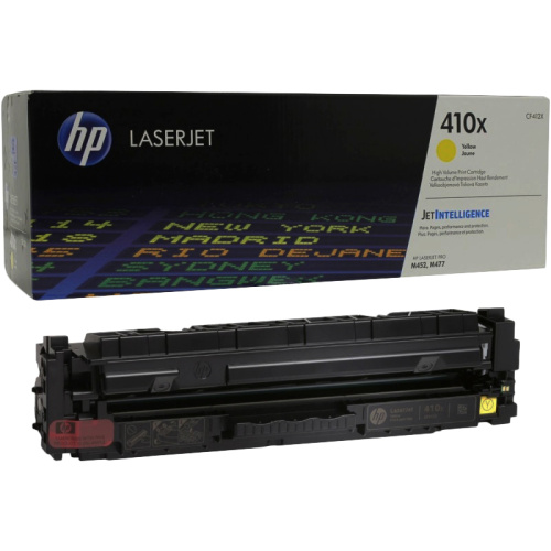 CF412X Тонер-картридж/ HP 410X High Yield Yellow Original LaserJet Toner Cartridge фото 3